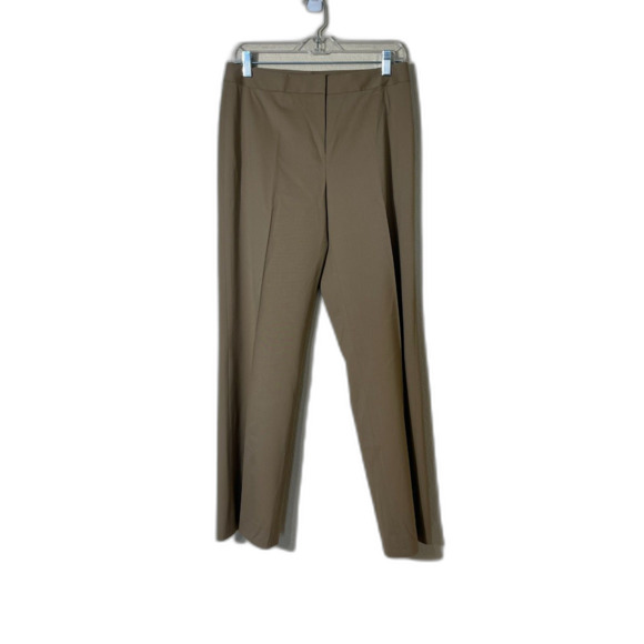 NWT Lafayette 148 Virgin Wool Menswear Trousers Khaki Size 6 Retail $348 - Picture 1 of 13